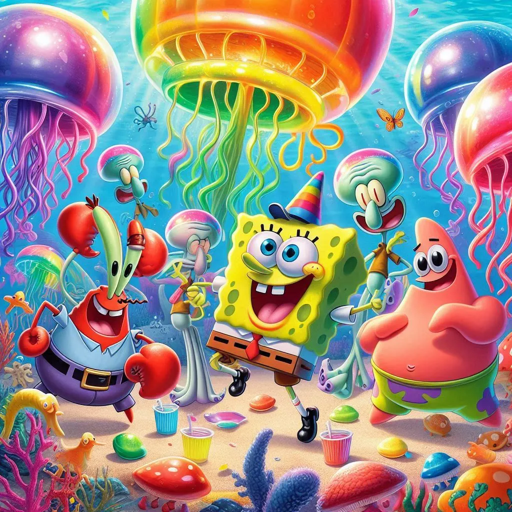 SpongeBobPartyDrinkB4