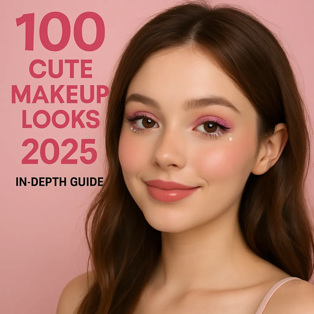 100CuteMakeupLooks2025A4