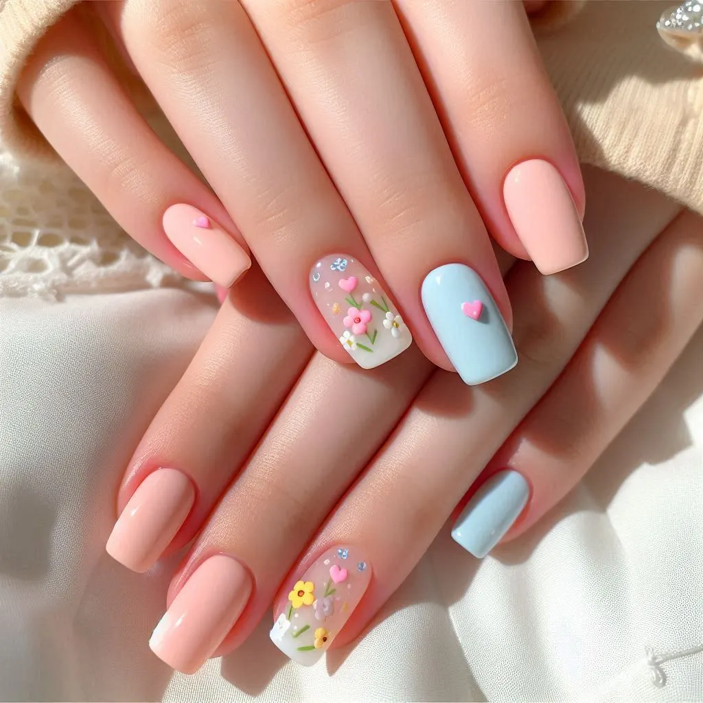 CuteShortAcrylicNailsA2