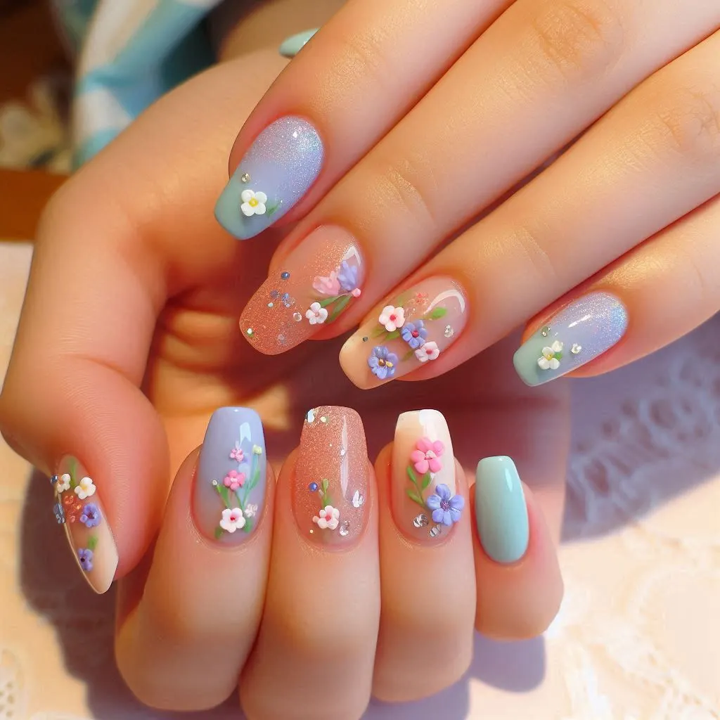 CuteShortAcrylicNailsB2