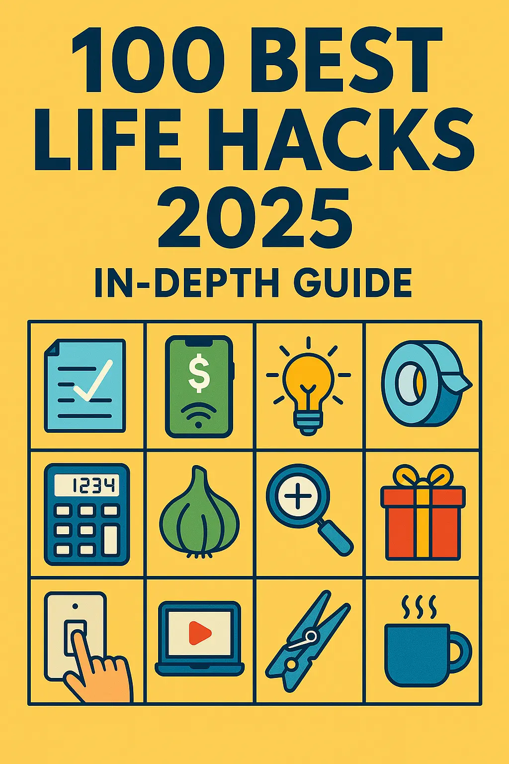 100BestLifeHacks2025In-DepthGuideA3