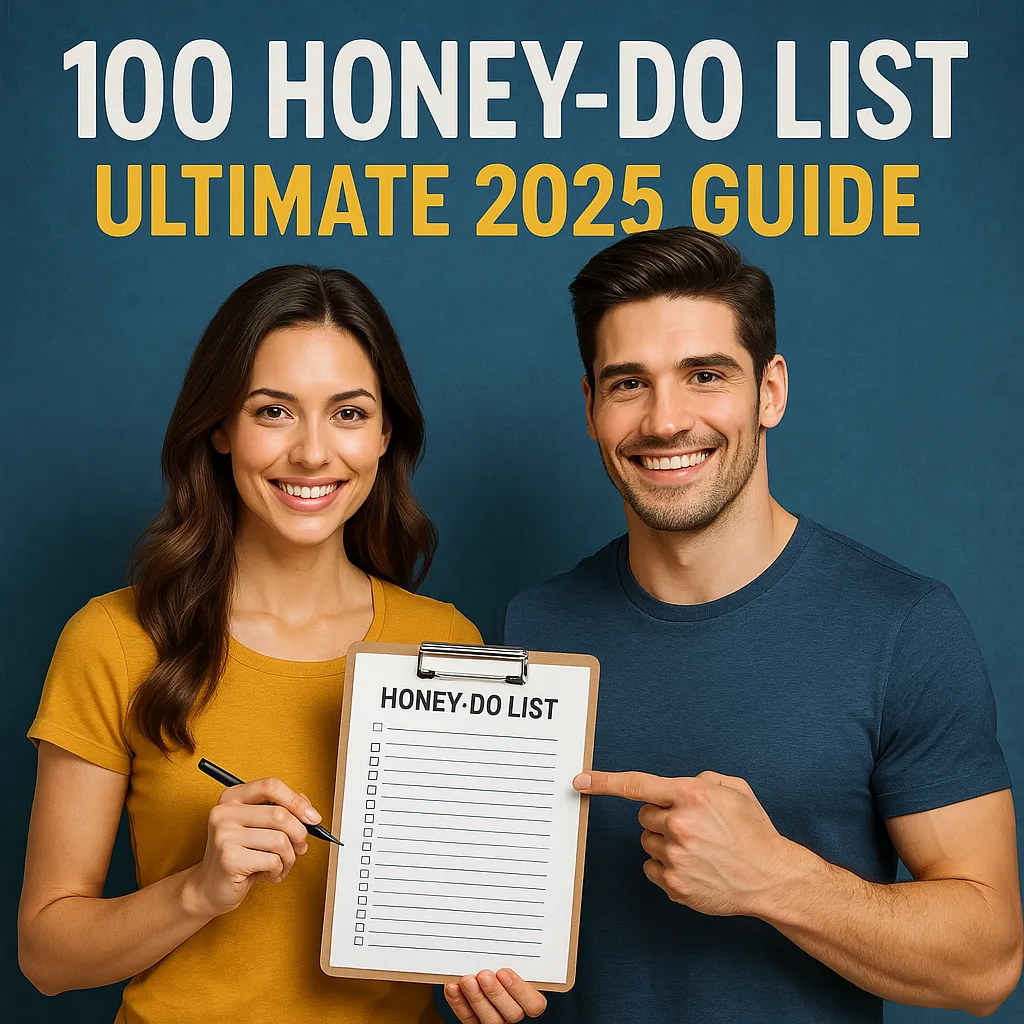 100Honey-DoListUltimate2025GuideA