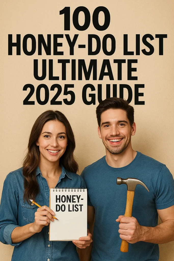 100Honey-DoListUltimate2025GuideD