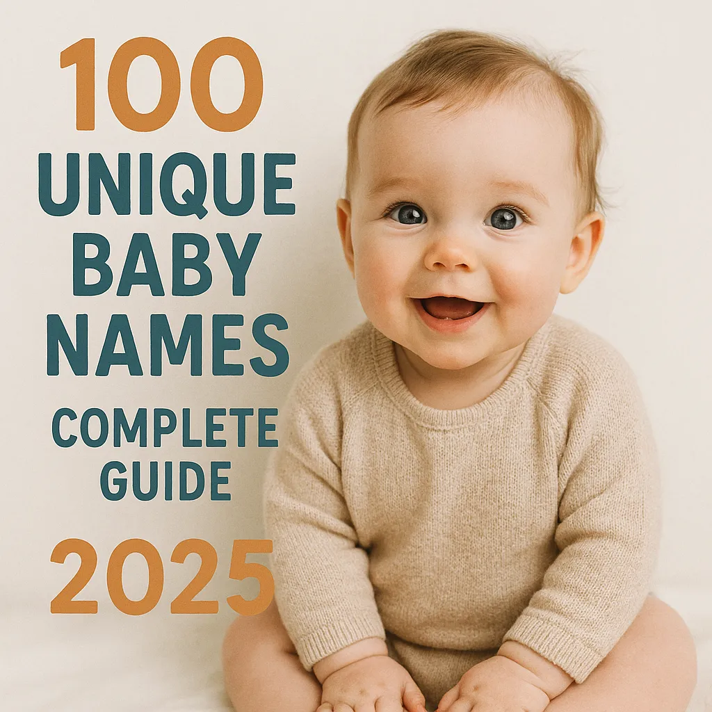 100UniqueBabyNamesCompleteGuide2025A4